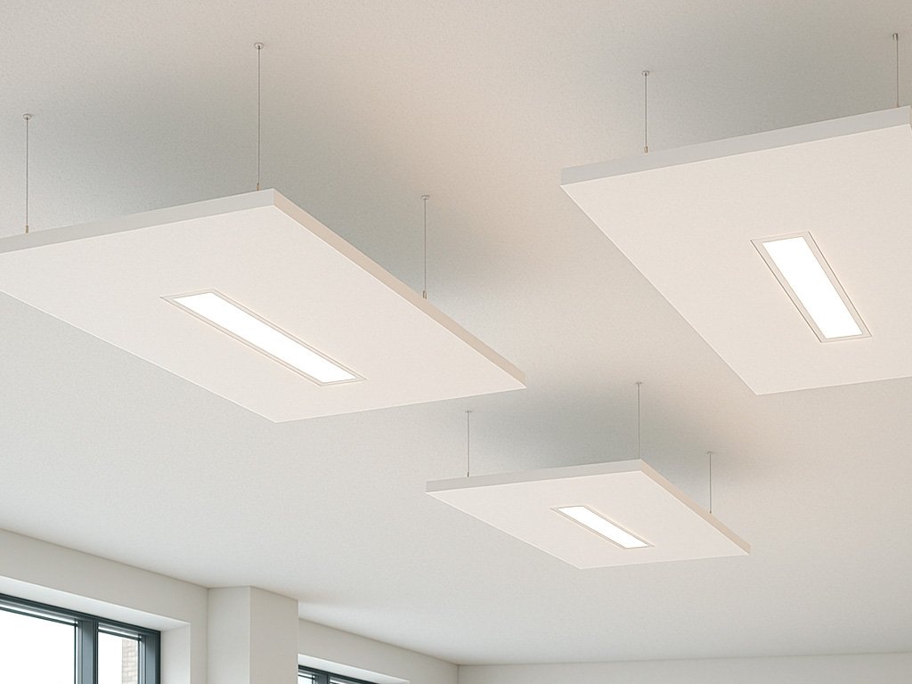 islas acusticas falso techo