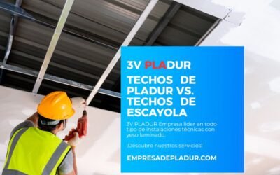 Techos de pladur vs. Techos de escayola: cuál es mejor